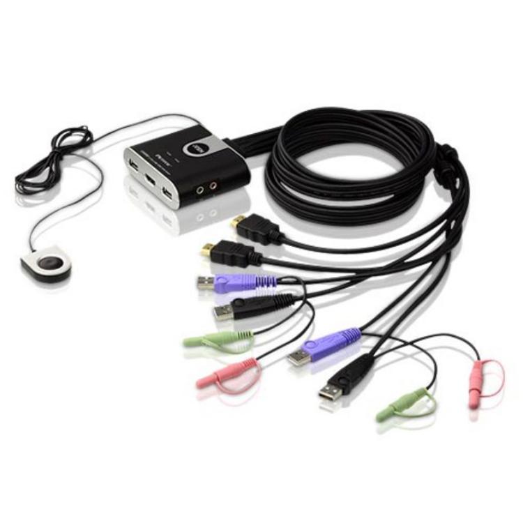Commutateur KVM Abi - Prise HDMI USB