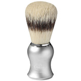 Blaireau Omega poils de porc effet poils de blaireau manche gris mat + standard 11cm