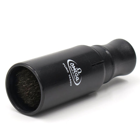 Blaireau Omega 100% blaireau noir brosse de voyage 9cm