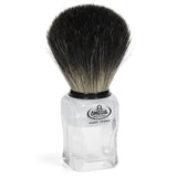 Blaireau Omega 100% blaireau noir transparent + standard 11cm