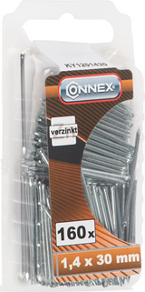 Clou pour plinthe Connex 1,4x30 160 pcs vz - ky1201430