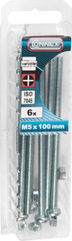 Vis à métal Connex cy-k m5x100 * 6 pcs vz - ky4030599
