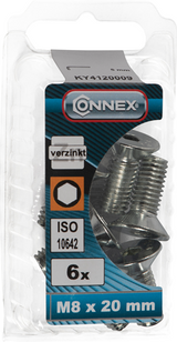 Boulon à six pans creux Connex vk m8x20 6pcs vz - ky4120009
