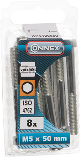 Boulon à six pans creux Connex cy m5x50 8pcs vz - ky4120550