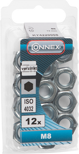Connex écrou hexagonal m8 12pcs vz - ky4220008