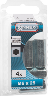 Écrou de connexion Connex (6k) m6x25 4 pcs vz - ky4220032