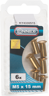 Écrou à manchon de connexion m5x15 6pcs ms - ky4330515