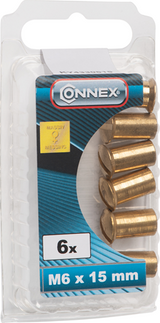 Écrou à manchon de connexion m6x15 6pcs ms - ky4330615