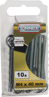 Boulon à œil Connex m4x40 10pcs vz - ky5000440
