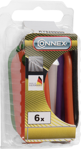 Connex porte-clés plastique 6pcs co - ky6200000