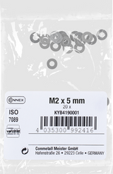 Rondelle Connex plate m2x5 vz 20pcs - kyb4190001