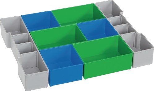 Ensemble de division L-boxx | l378xp313xh65 mm | bleu vert gris | bleu vert gris | 1 pièce - 6000010093 6000010093