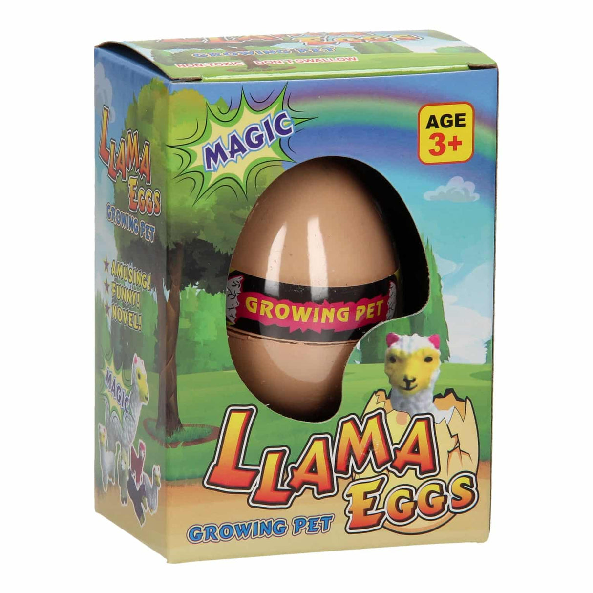 Jonotoys croissance œufs de lama animaux en croissance