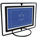 Cadre photo - balançoire paysage platine