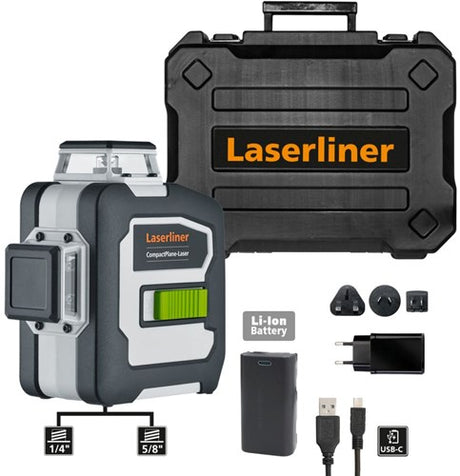 Laserliner avion compact laser 3g pro | laser vert tridimensionnel - 036.295a