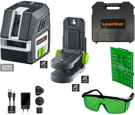 Laserliner poche croix laser 2g | laser vert - 036.710a