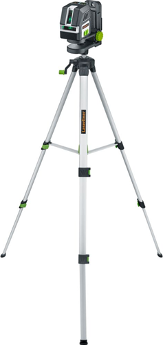 Laserliner de poche laser croisé 2g | faisceau laser vert + trépied 150 cm - 036.713a