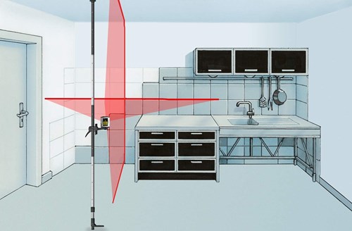 Télépode Laserliner plus | trépied télescopique | 330cm - 090.122a