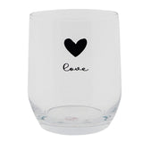 Verre à boire Clayre eef coeur ø8x9cm 300ml