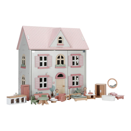 Maison de poupée en bois Little Dutch - 48,80 cm de haut - fsc