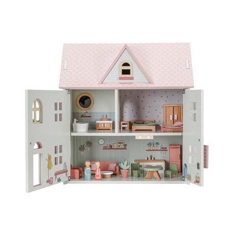 Maison de poupée en bois Little Dutch - 48,80 cm de haut - fsc