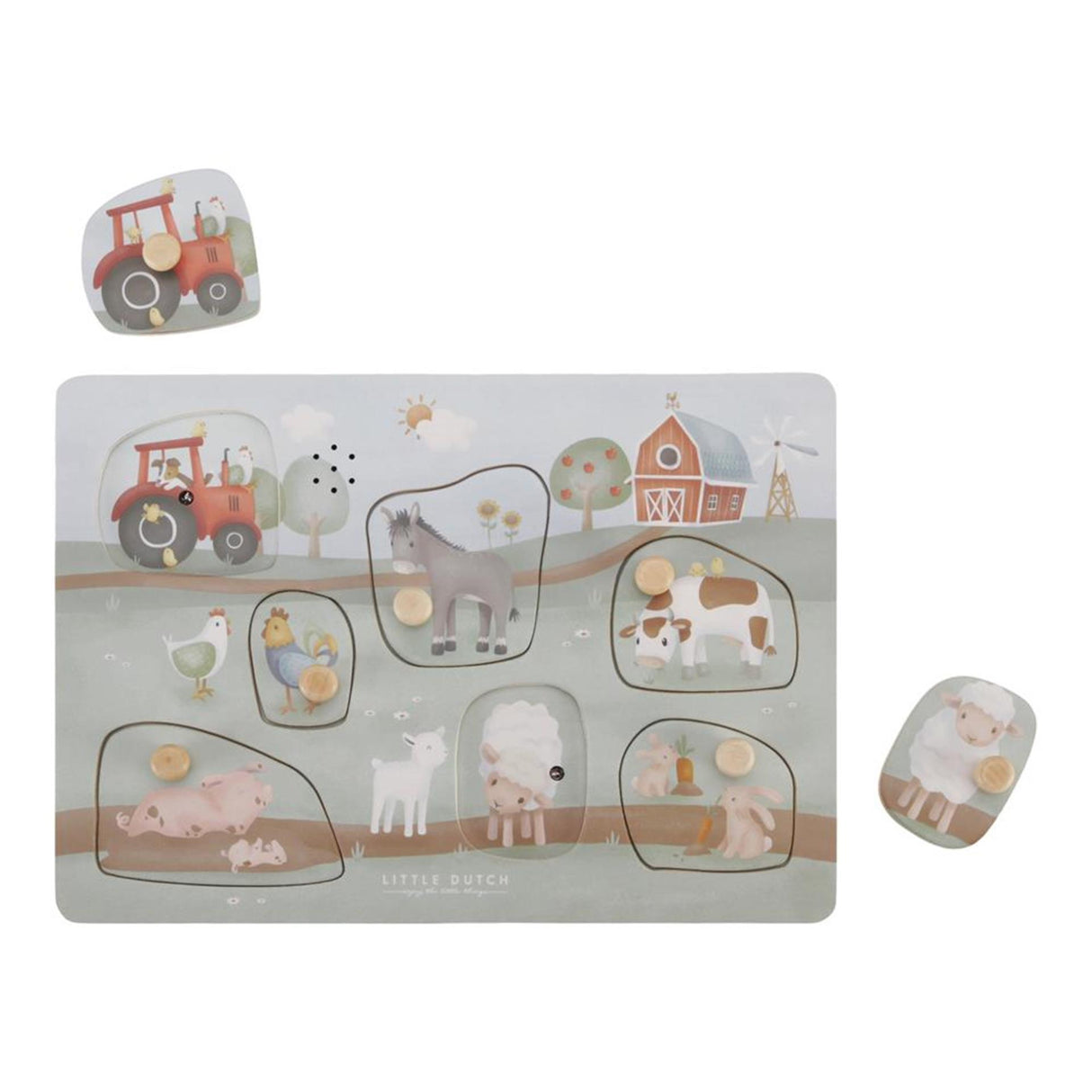 Puzzle sonore Little Dutch Tiamo Little Farm FSC