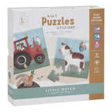 Little Dutch Tiamo Little Farm puzzle 4 en 1 FSC