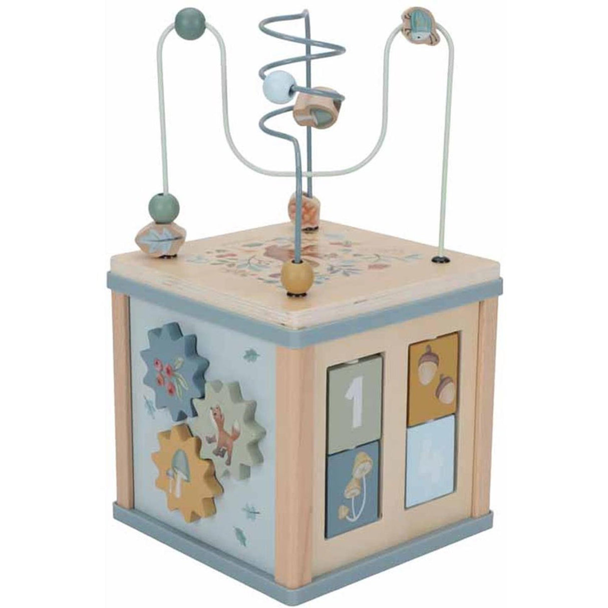 Cube d'activité Little Dutch Forest Friends bleu