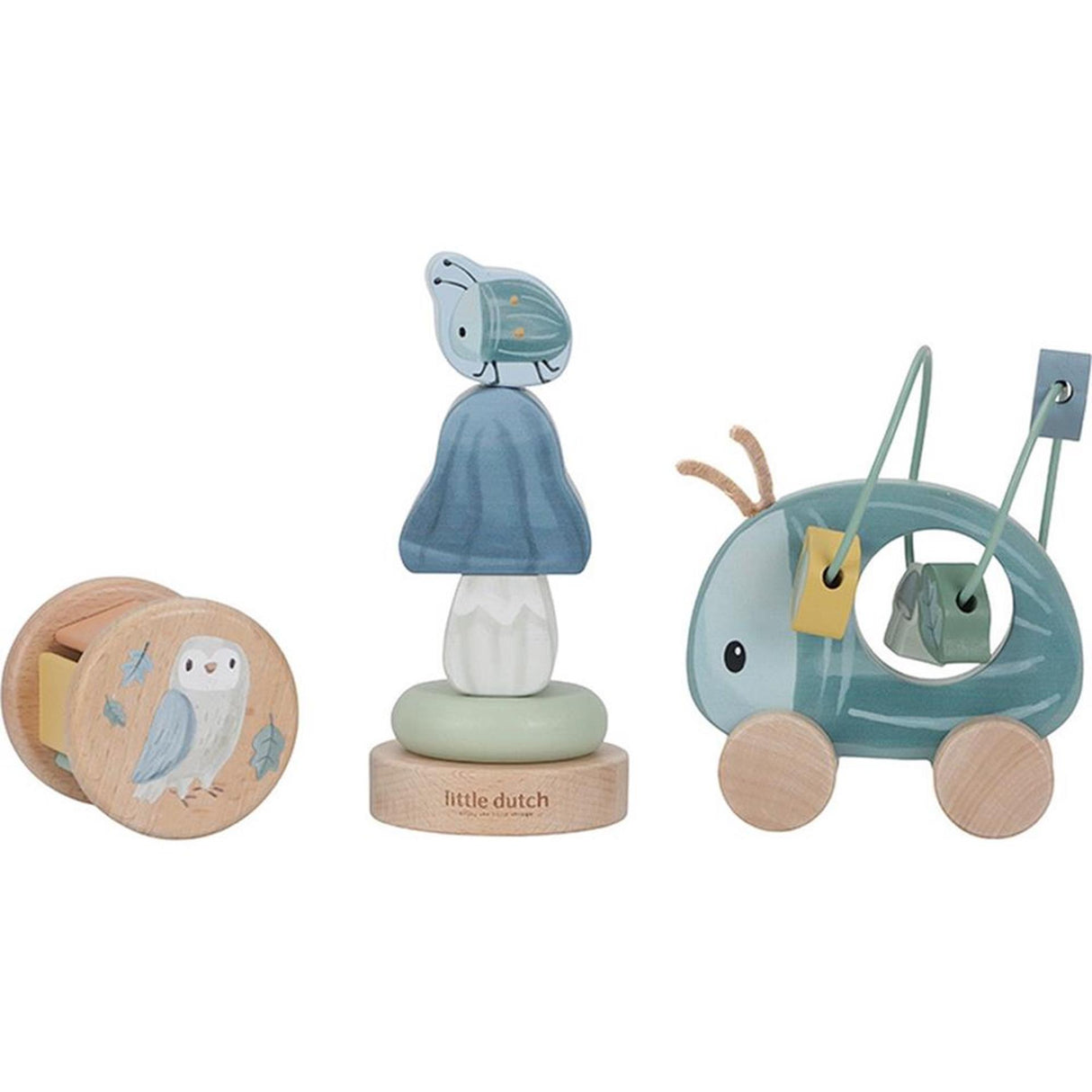 Little Dutch LD Forest Friends coffret cadeau bois bleu