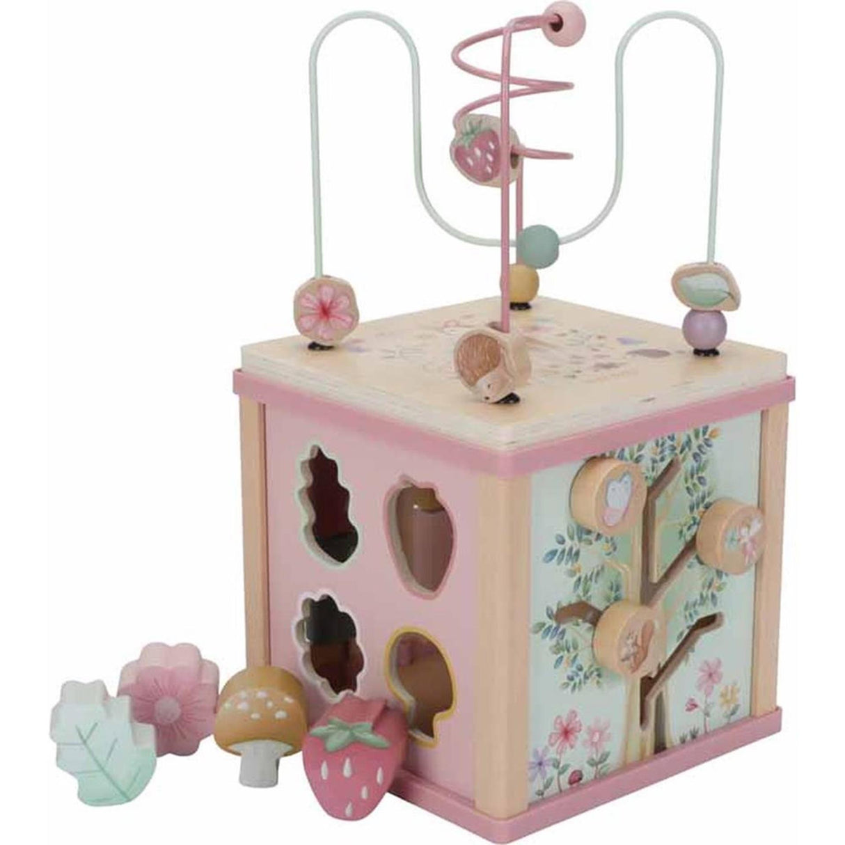 Cube d'activité jardin féérique Little Dutch rose