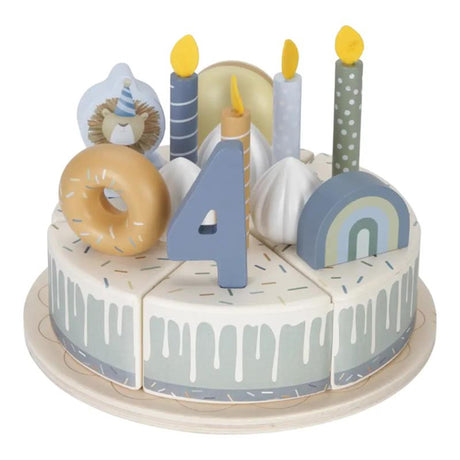Petit gâteau d'anniversaire hollandais 1-5 fsc