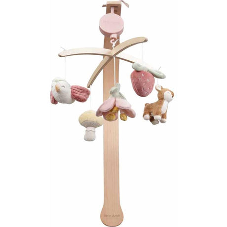 Mobile musical en bois pour jardin féerique Little Dutch LD