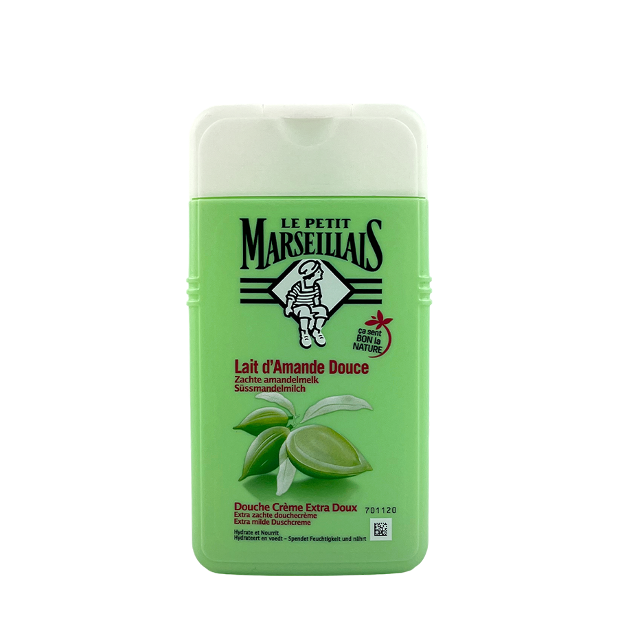 Le petit marseillais douchecrème zachte amandelmelk 250ml