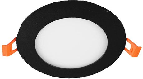 Enzo led panel downlight 9w 4000k incl. driver zwart - led2622
