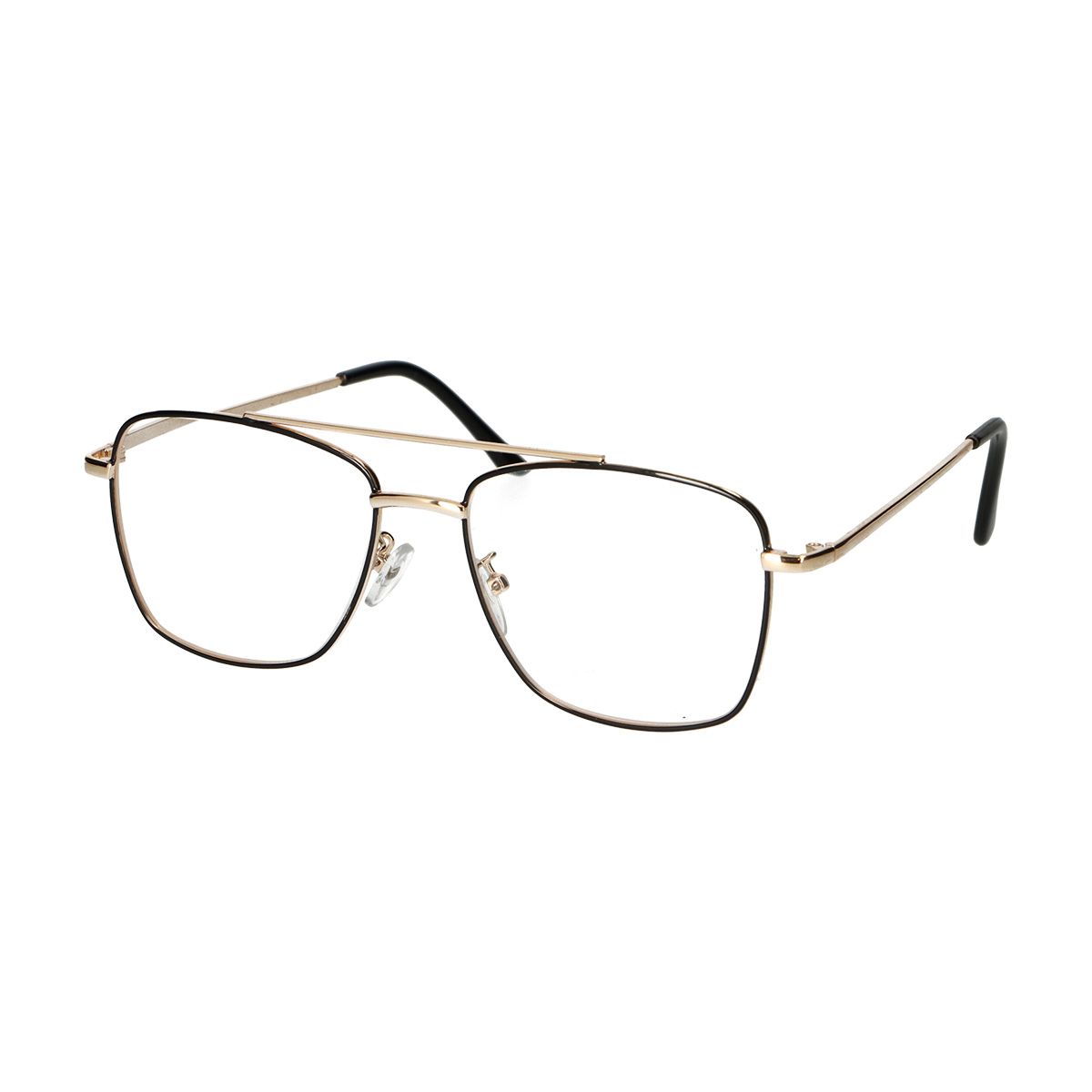 Lunettes de lecture Spectrum vintage pilote métal or noir 3.00