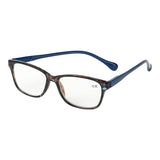 Lunettes de lecture Spectrum marron chiné rectangulaire 1,00