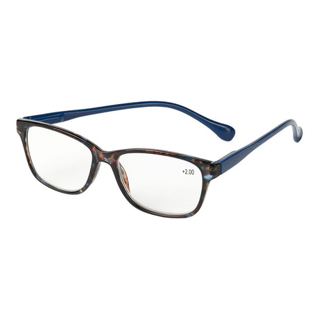 Lunettes de lecture Spectrum marron chiné rectangulaire 1,00