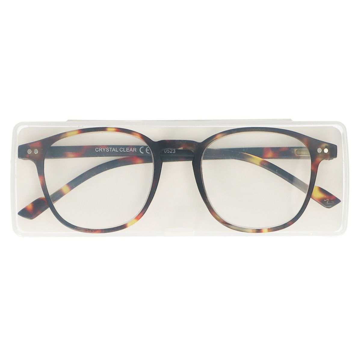 Lunettes de lecture Spectrum ultra plates en étui havane 2,50