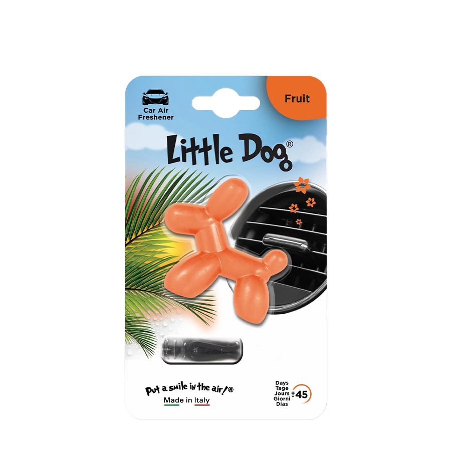 Little dog car air freshener fruit