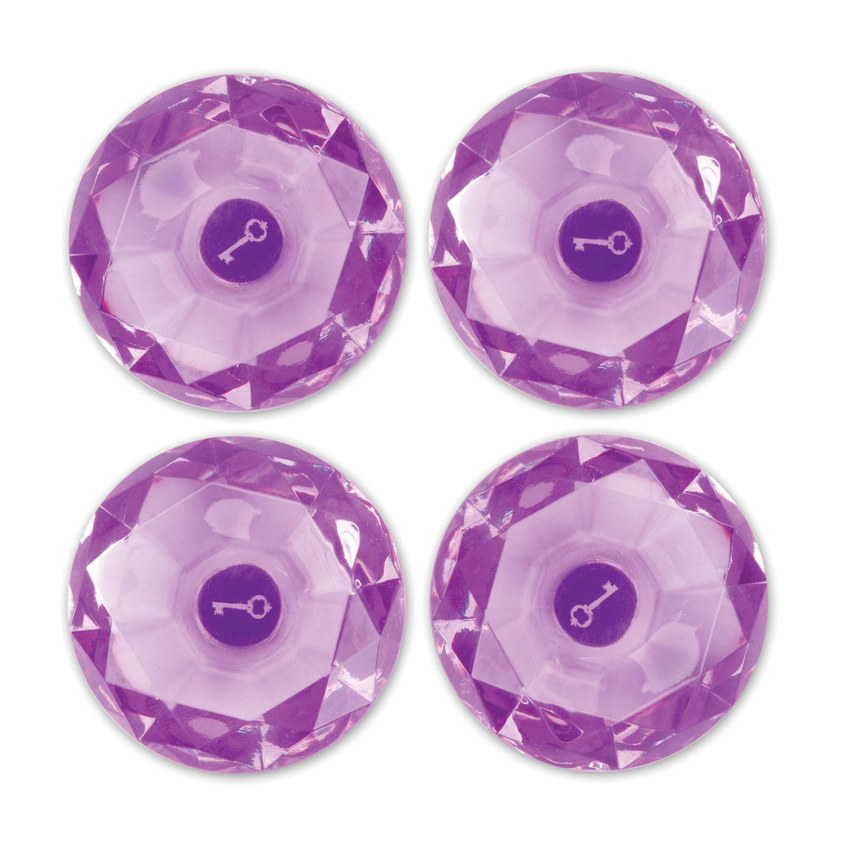 Darice • lockerlookz aimant gemme violet 4pcs