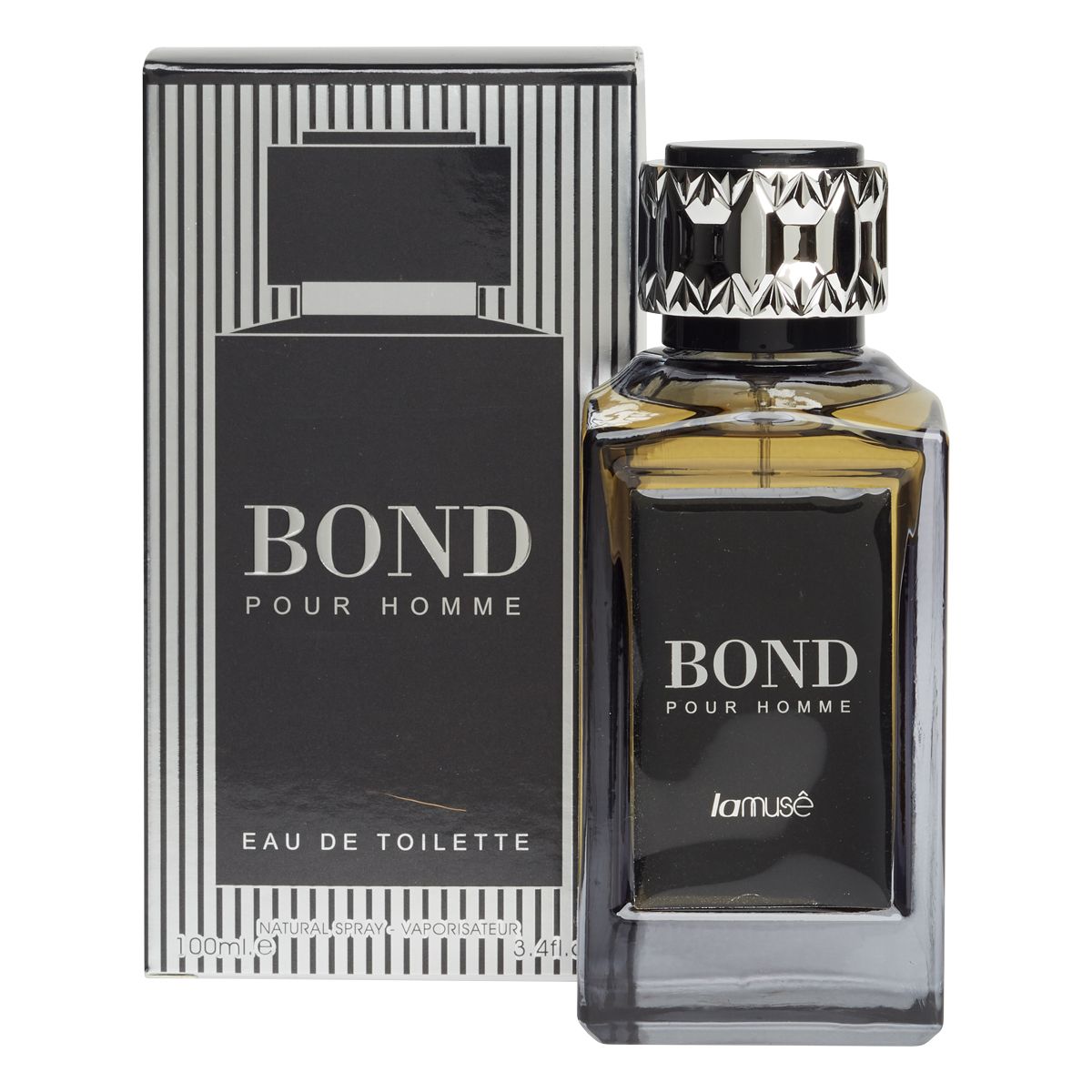 Lamusê lamuse eau de toilette spray men bond pour homme 100ml