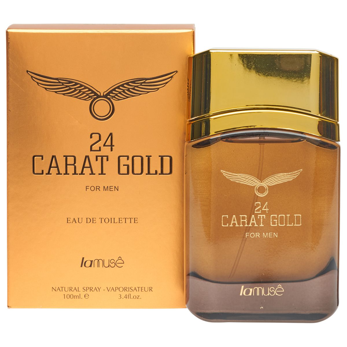 Lamusê lamuse eau de toilette vaporisateur homme or 24 carats 100ml