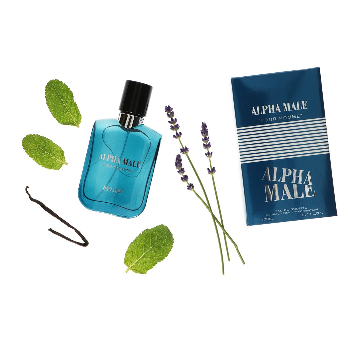 Lamusê lamuse eau de toilette spray homme alpha male pour homme 100ml