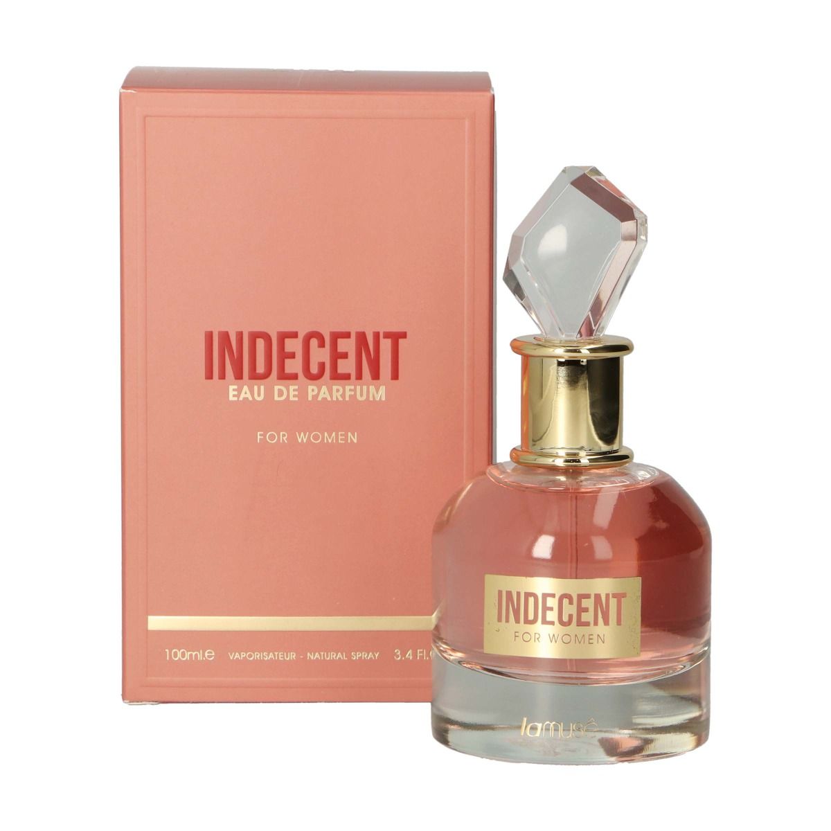 Lamusê par lattafa eau de parfum spray dames indécentes 100ml