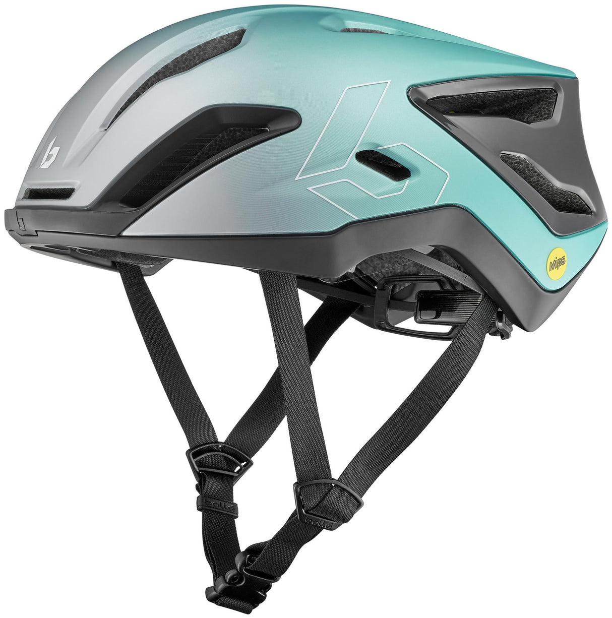 Casque Bollé exo mips s vert gris met.