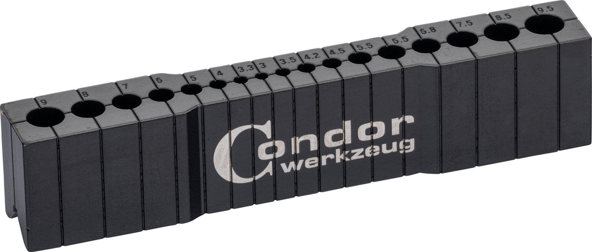 Gabarits de forage Condor 3,0-9,5 mm universels