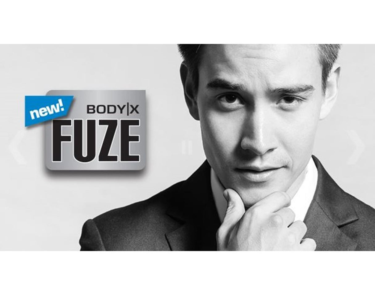 Body-x fuze 2in1 body hair wash 300ml energy
