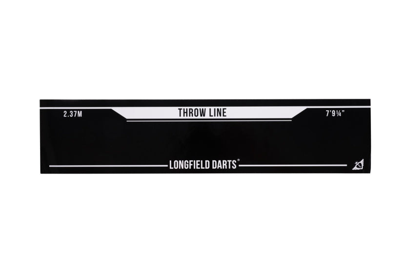 Tournoi de fléchettes Longfield avec accessoires noirs 8 pièces