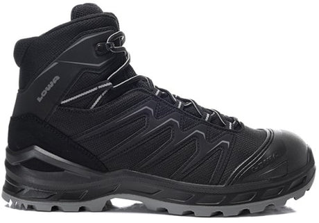Lowa veiligheidsschoenen lowa werkschoen larrox work gtx mid 5480 s3 | zwart grijs | maat 42 - 4063606292671