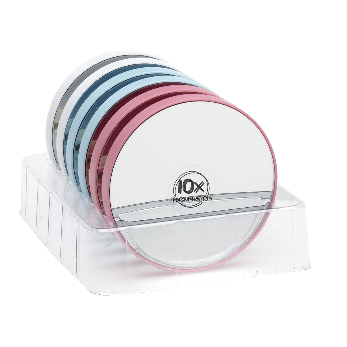 Lsp miroirs miroir de salle de bain avec ventouse grossissement 10x assorti